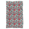 Hummingbird Floral Pattern Print Throw Blanket-grizzshop