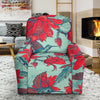 Hummingbird Floral Recliner Cover-grizzshop