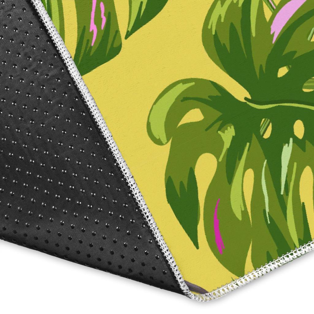 Hummingbird Palm Leaves Floor Mat-grizzshop