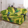 Hummingbird Palm Leaves Loveseat Cover-grizzshop