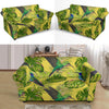 Hummingbird Palm Leaves Loveseat Cover-grizzshop