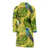 Hummingbird Palm Leaves Men Long Robe-grizzshop