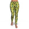 Hummingbird Palm Leaves Pattern Print Pattern Women Leggings-grizzshop