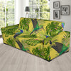 Hummingbird Palm Leaves Sofa Covers-grizzshop