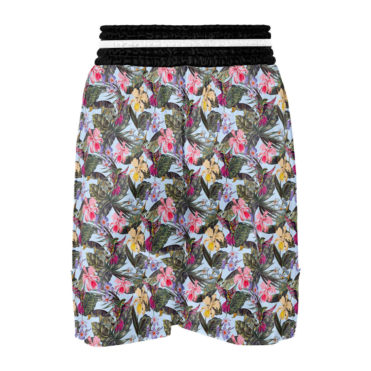 Hummingbird Tropical Print Pattern Boxing Shorts-grizzshop