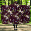 Hummingbird White Daisy Hooded Blanket-grizzshop