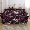 Hummingbird White Daisy Loveseat Cover-grizzshop