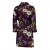 Hummingbird White Daisy Men Long Robe-grizzshop