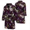 Hummingbird White Daisy Men Long Robe-grizzshop