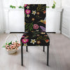 Hummingbird White Floral Chair Cover-grizzshop