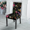 Hummingbird White Floral Chair Cover-grizzshop