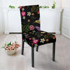 Hummingbird White Floral Chair Cover-grizzshop