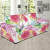 Hummingbird White Floral Drawing Sofa Covers-grizzshop