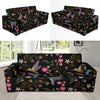 Hummingbird White Floral Sofa Covers-grizzshop