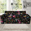 Hummingbird White Floral Sofa Covers-grizzshop