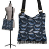 Humpback Whale Pattern Print Crossbody Bags-grizzshop