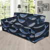 Humpback Whale Pattern Print Sofa Covers-grizzshop