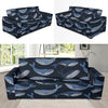 Humpback Whale Pattern Print Sofa Covers-grizzshop