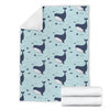 Humpback Whale Print Pattern Blanket-grizzshop