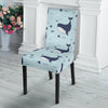 Humpback Whale Print Pattern Chair Cover-grizzshop