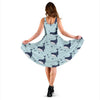 Humpback Whale Print Pattern Dress-grizzshop