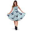 Humpback Whale Print Pattern Dress-grizzshop