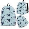 Humpback Whale Print Pattern Premium Backpack-grizzshop