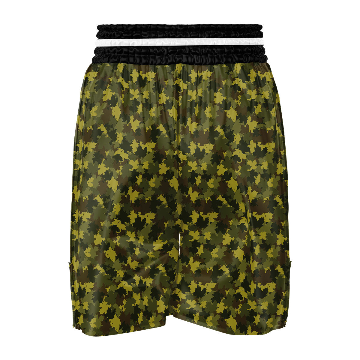 Hunting Camouflage Fall Leaves Print Boxing Shorts-grizzshop