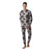 Hunting Mammoth Print Pattern Men's Pajamas-grizzshop