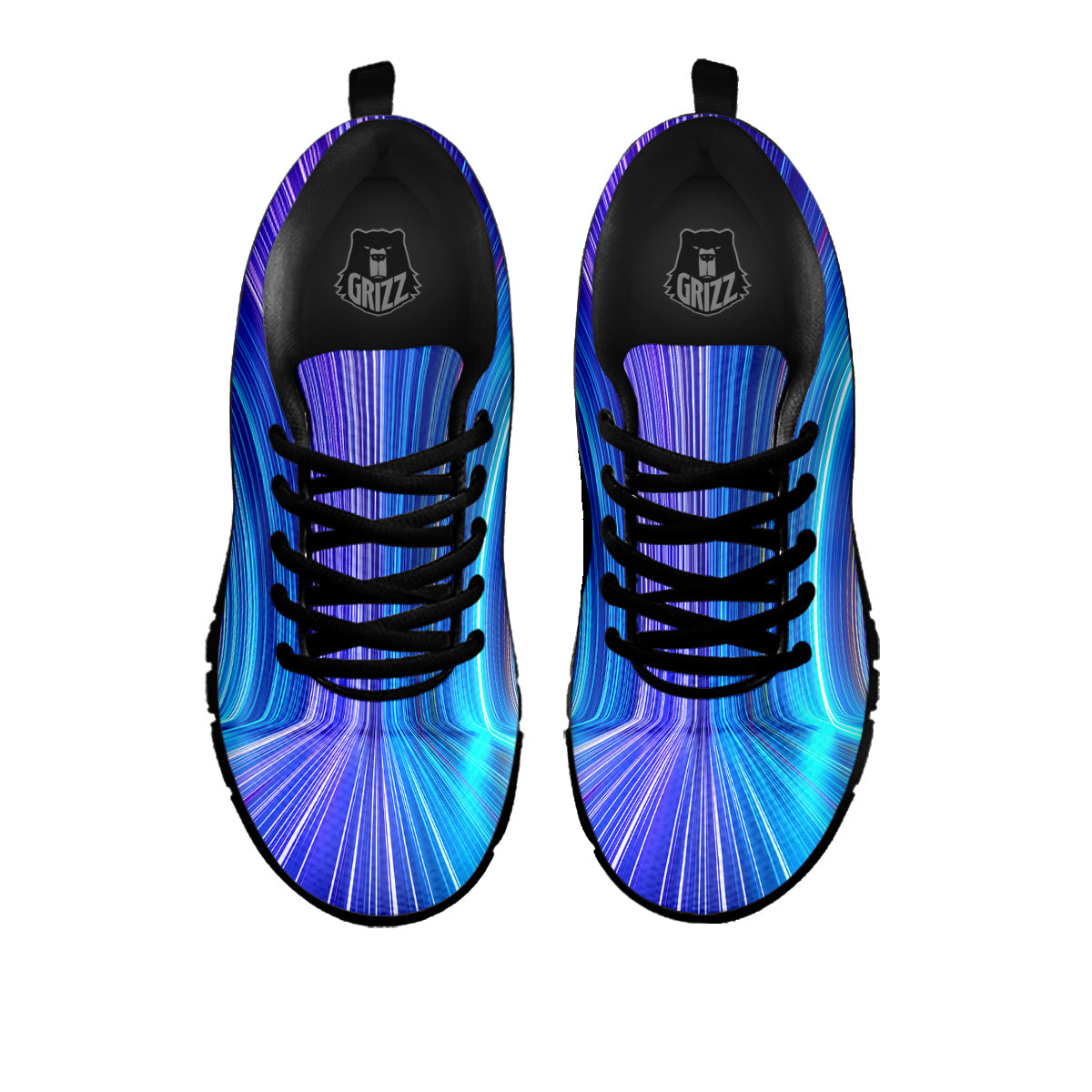 Hyperspace Colorful Print Black Sneaker-grizzshop