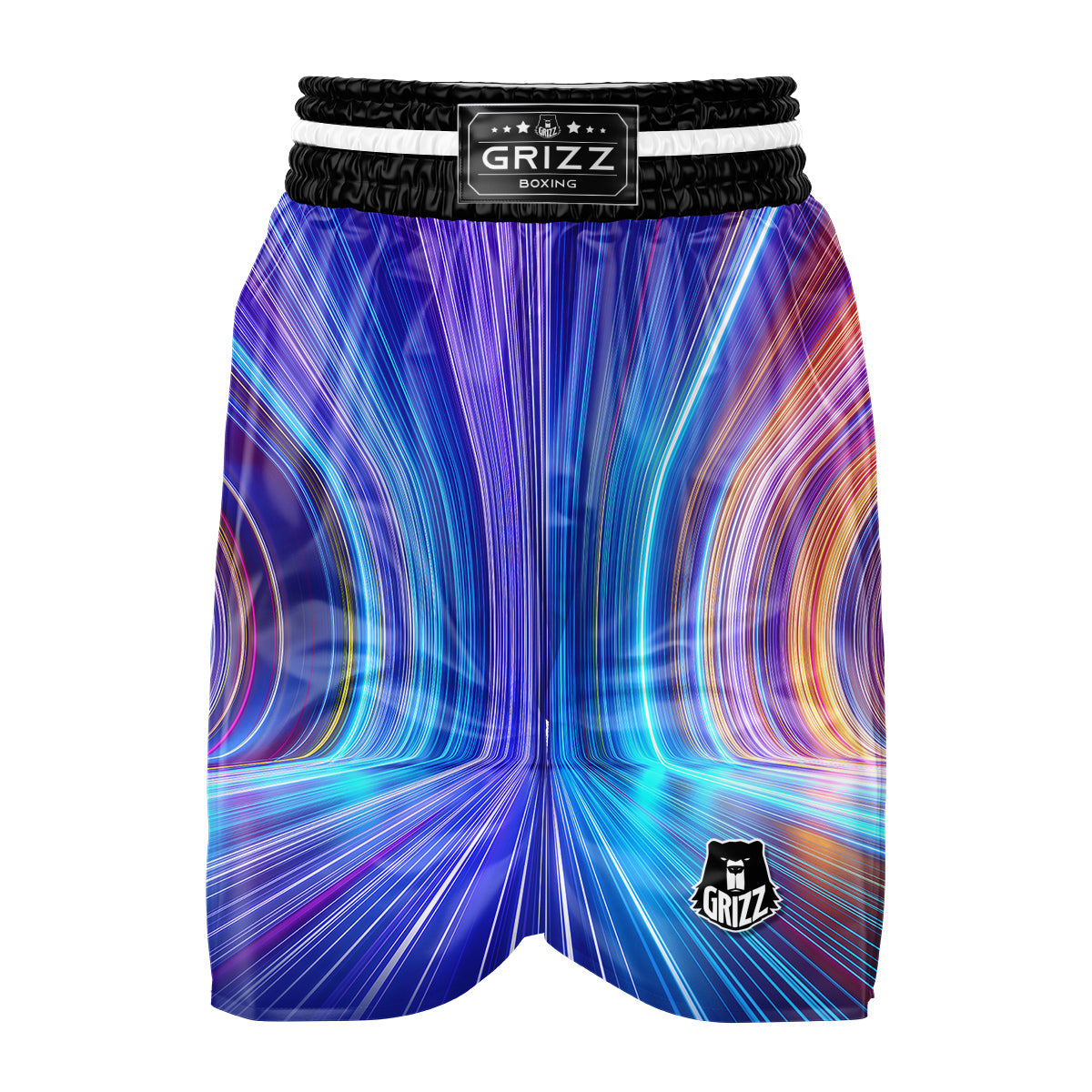 Hyperspace Colorful Print Boxing Shorts-grizzshop