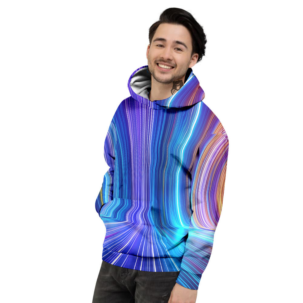 Hyperspace Colorful Print Men's Hoodie-grizzshop
