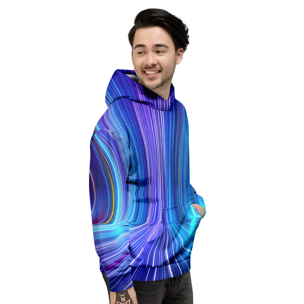 Hyperspace Colorful Print Men's Hoodie-grizzshop