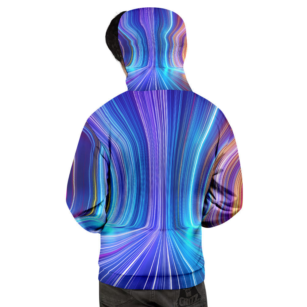 Hyperspace Colorful Print Men's Hoodie-grizzshop