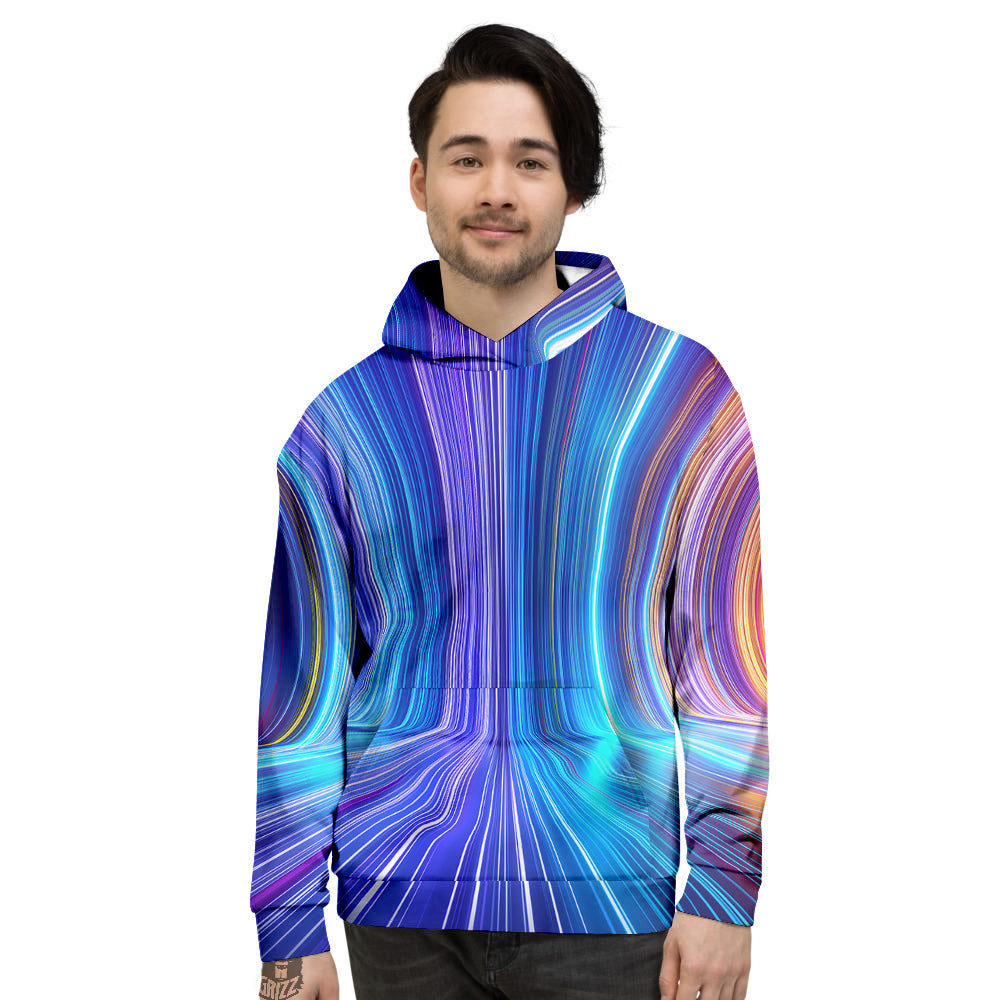 Hyperspace Colorful Print Men's Hoodie-grizzshop