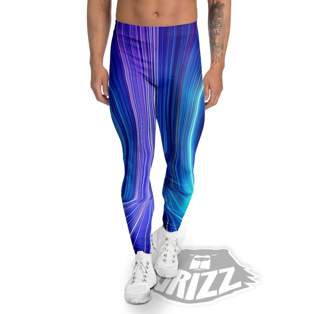 Hyperspace Colorful Print Men's Leggings-grizzshop