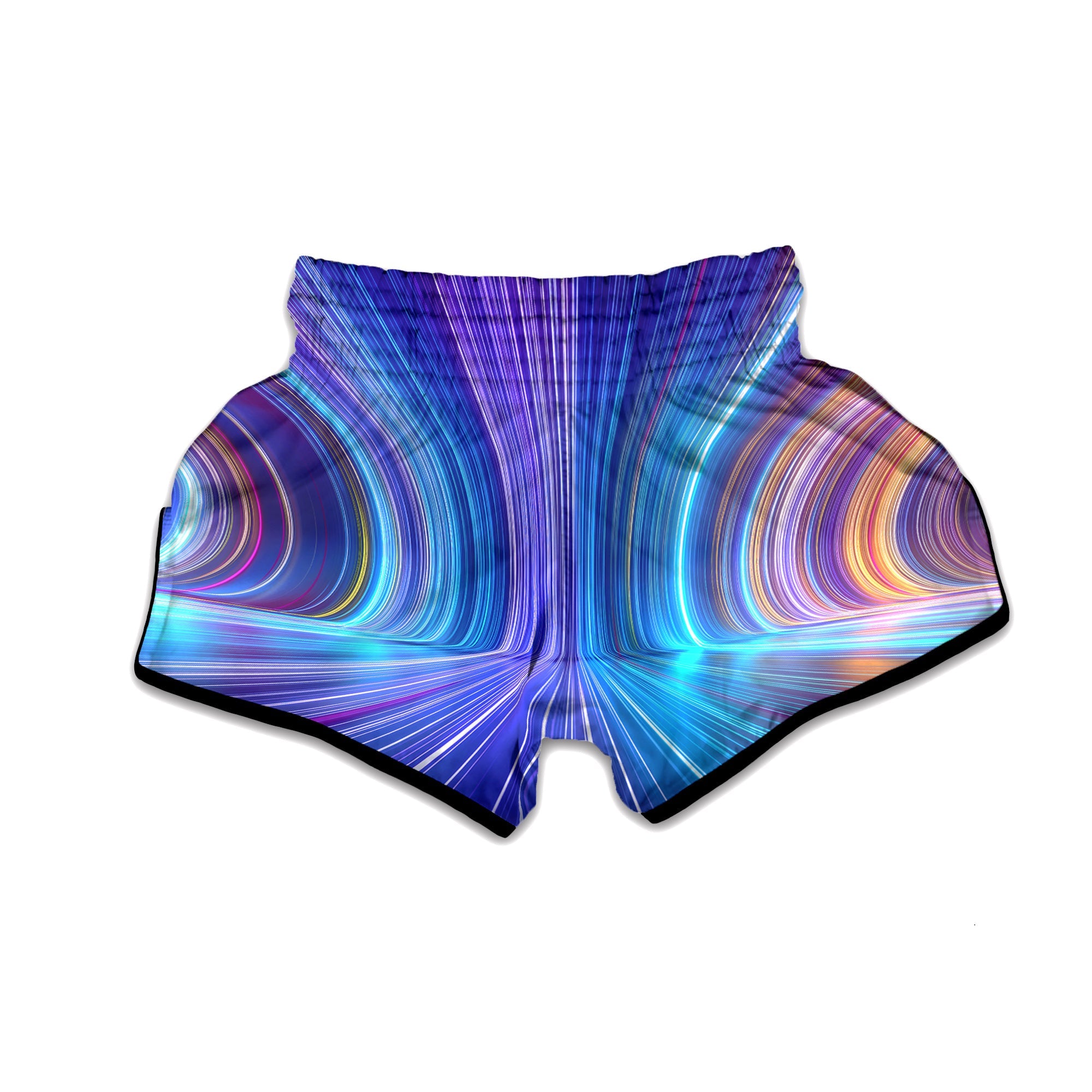 Hyperspace Colorful Print Muay Thai Boxing Shorts-grizzshop