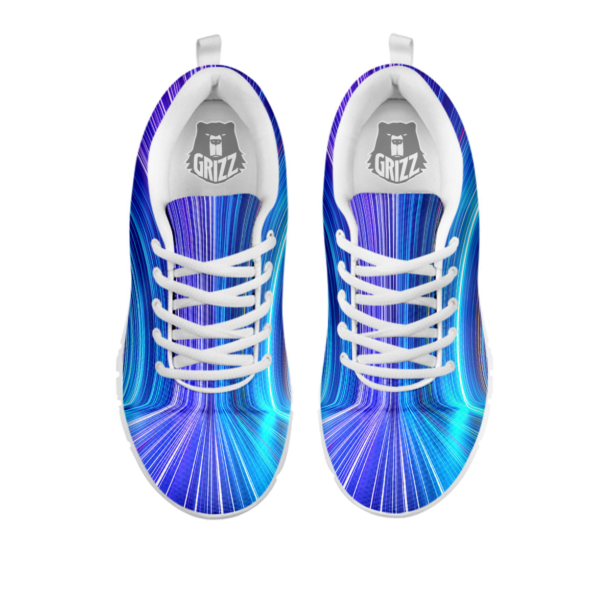 Hyperspace Colorful Print White Sneaker-grizzshop