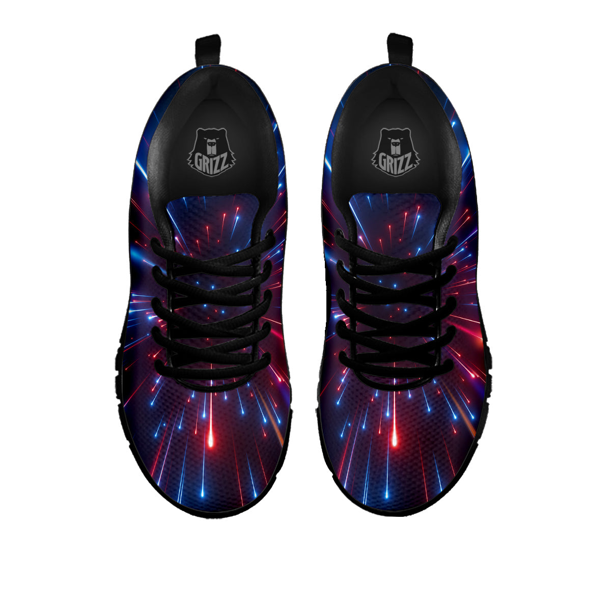 Hyperspace Cosmic Print Black Sneaker-grizzshop