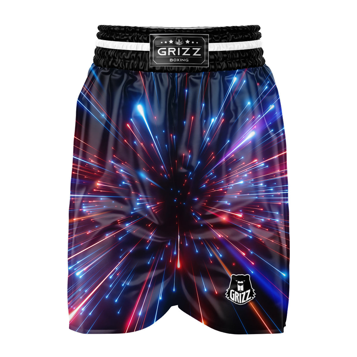Hyperspace Cosmic Print Boxing Shorts-grizzshop