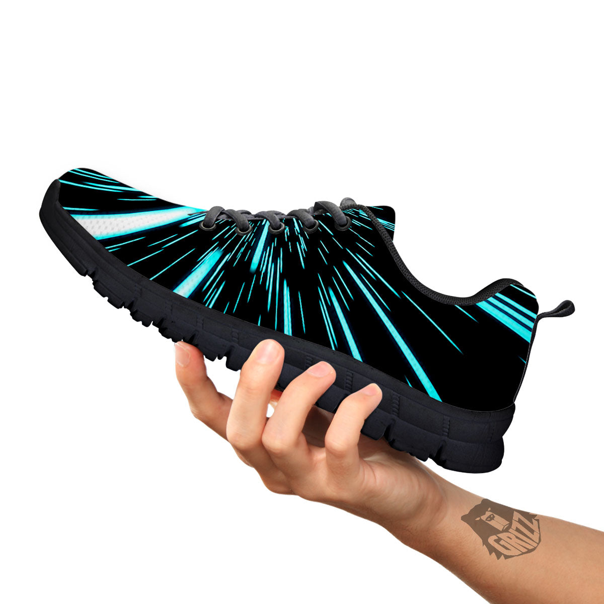 Hyperspace Galaxy Print Black Sneaker-grizzshop