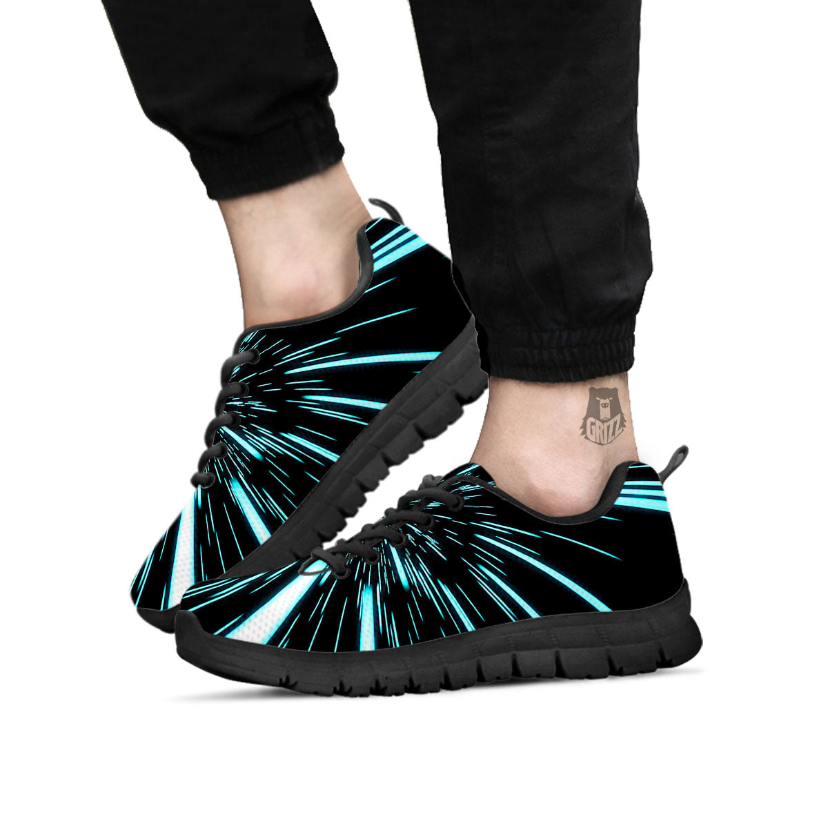 Hyperspace Galaxy Print Black Sneaker-grizzshop