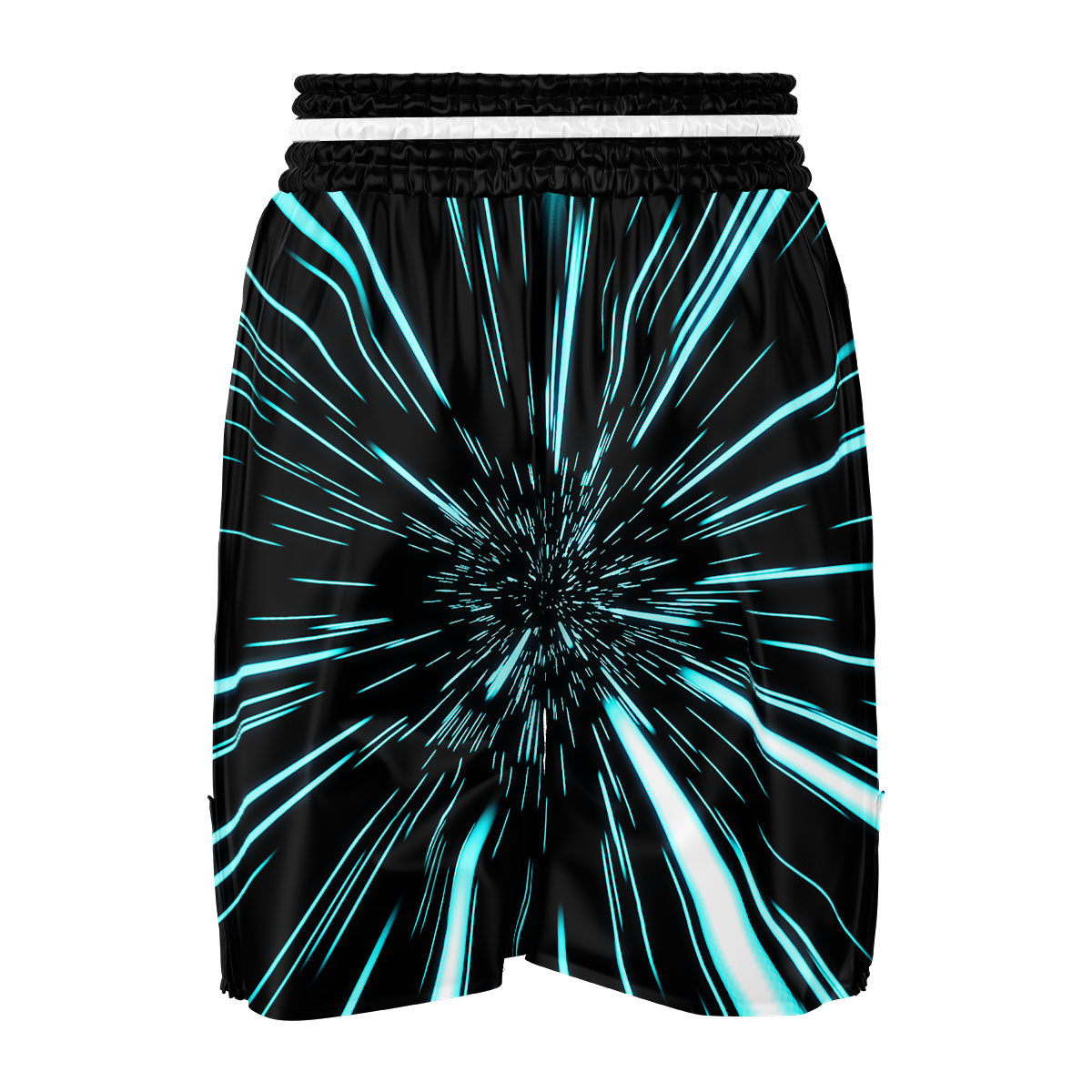 Hyperspace Galaxy Print Boxing Shorts-grizzshop