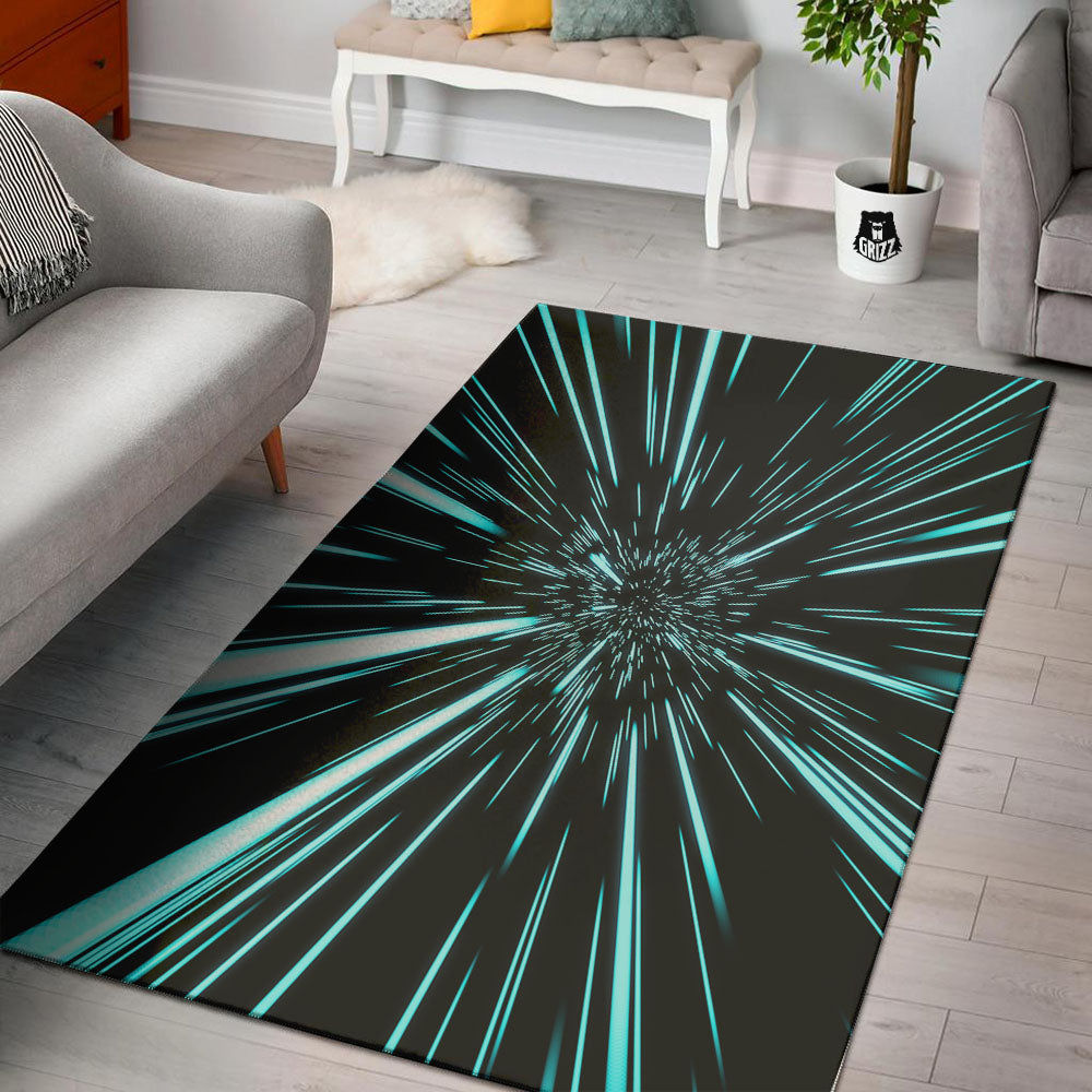 Hyperspace Galaxy Print Floor Mat-grizzshop