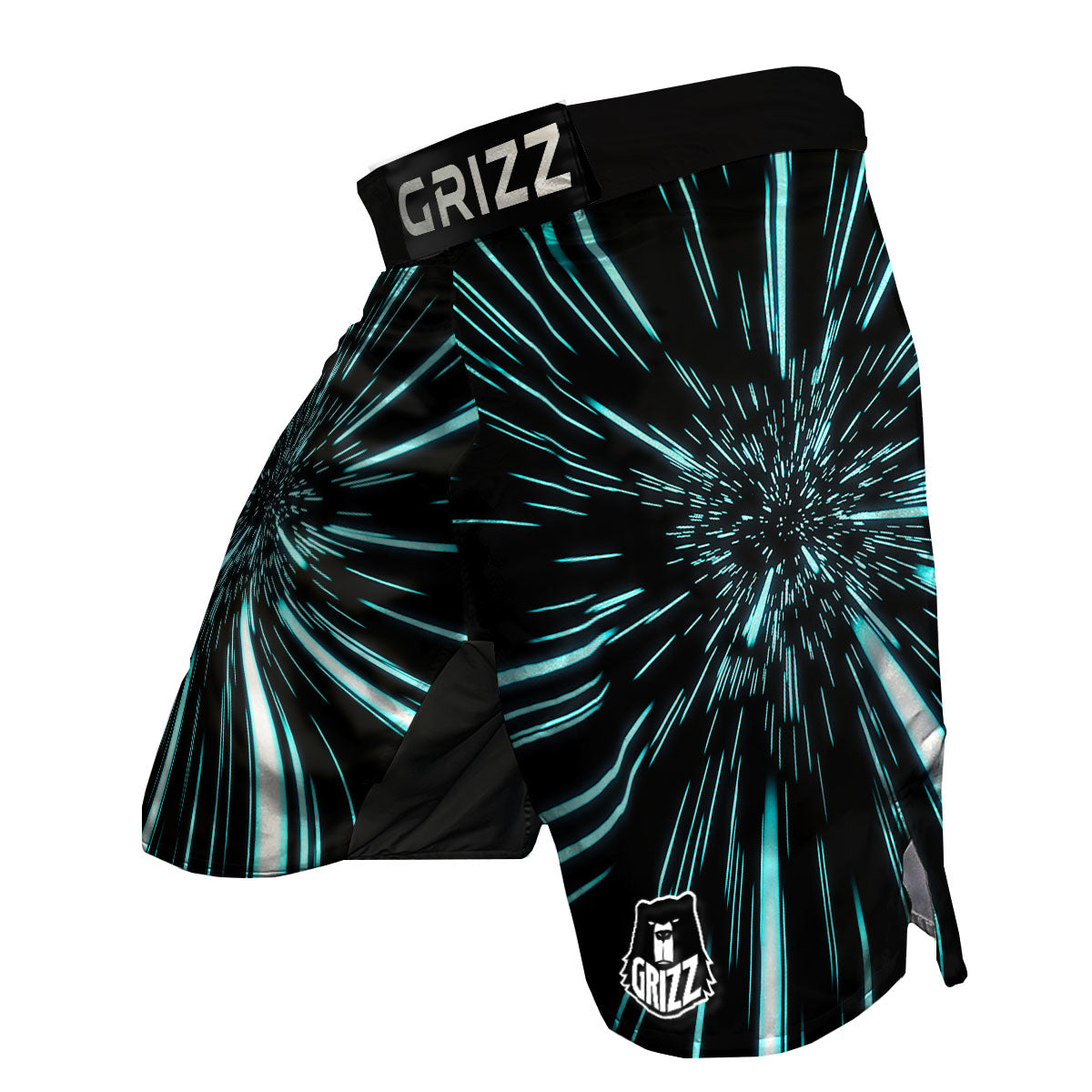 Hyperspace Galaxy Print MMA Shorts-grizzshop
