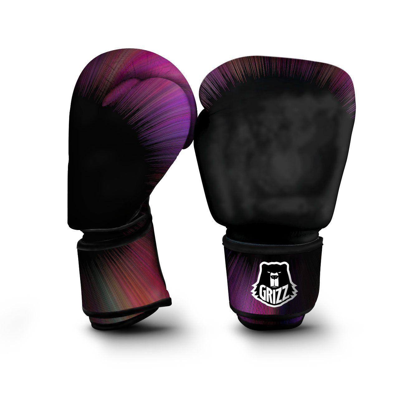 Hyperspace Purple Print Boxing Gloves-grizzshop