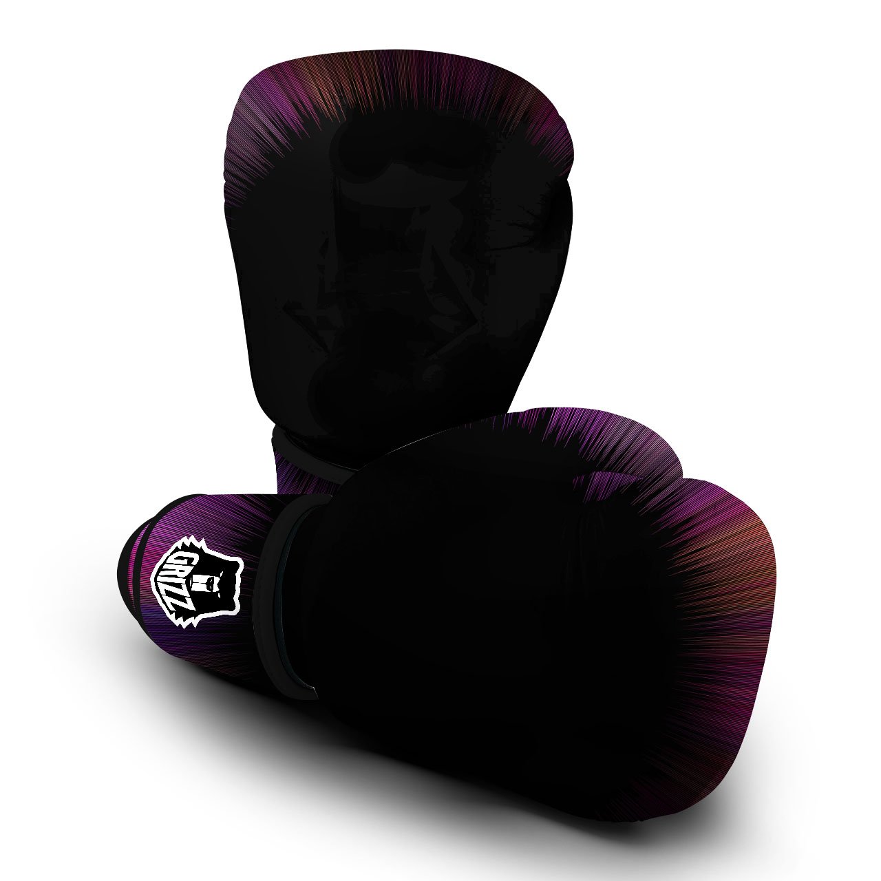 Hyperspace Purple Print Boxing Gloves-grizzshop