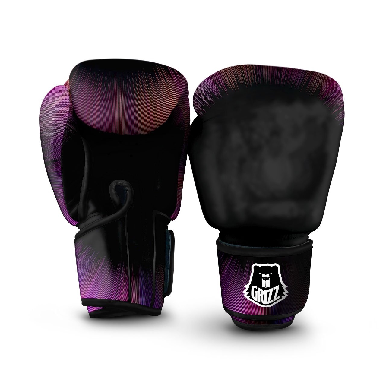 Hyperspace Purple Print Boxing Gloves-grizzshop