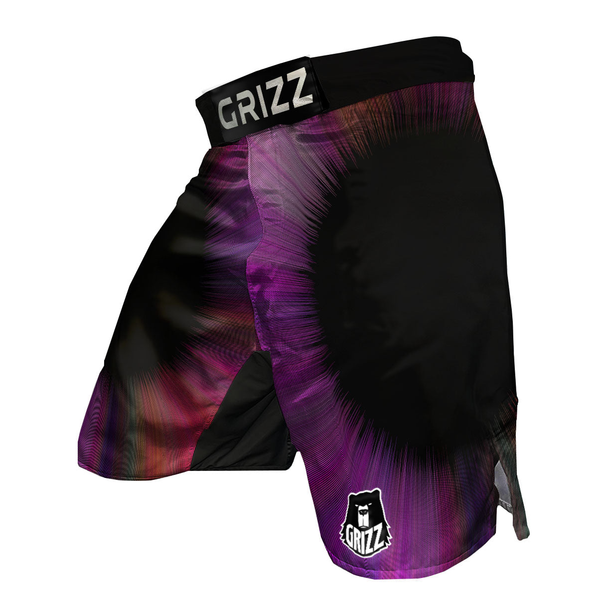 Hyperspace Purple Print MMA Shorts-grizzshop
