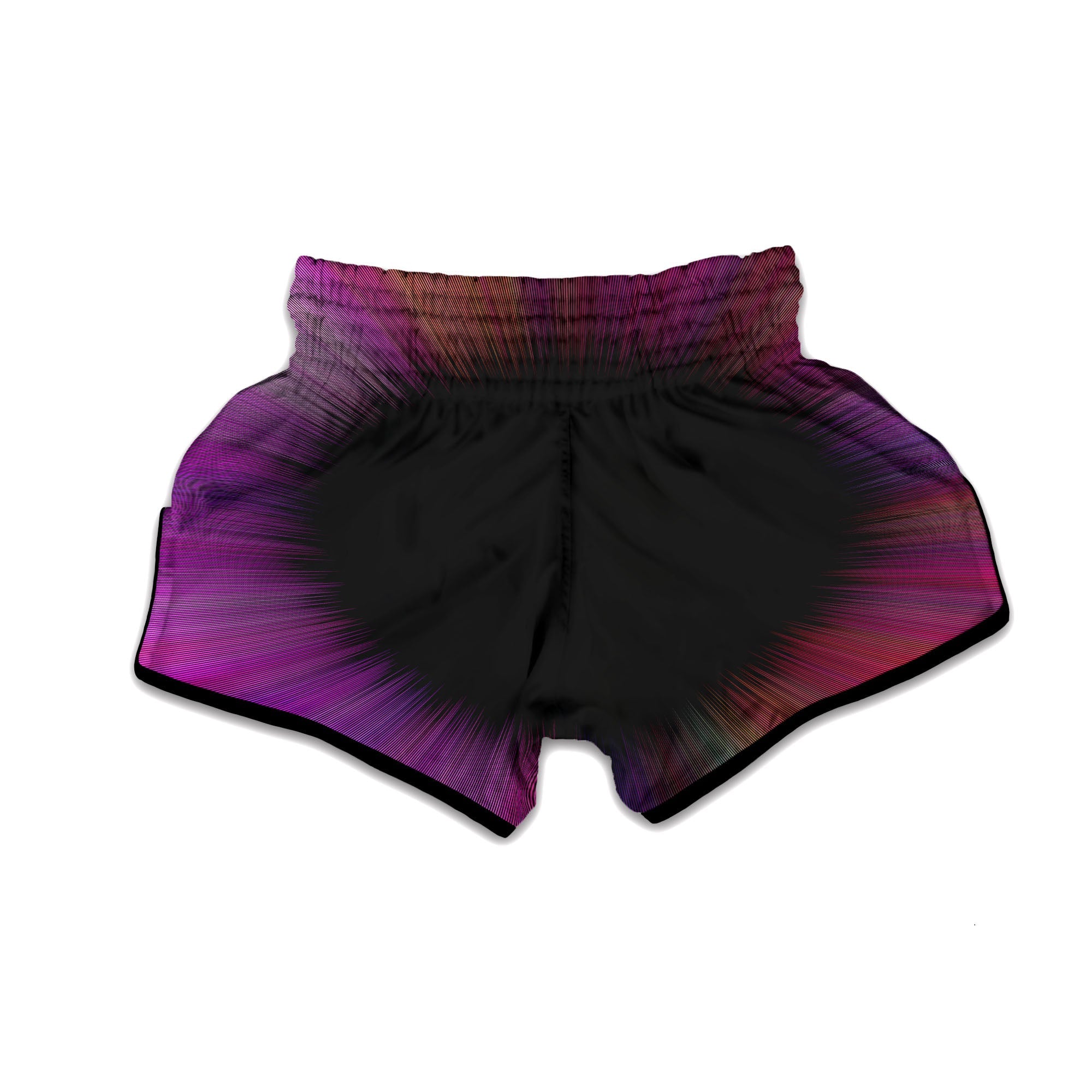 Hyperspace Purple Print Muay Thai Boxing Shorts-grizzshop